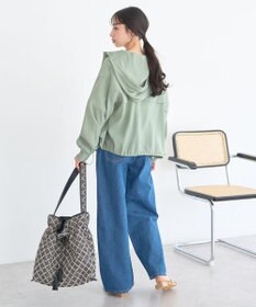 earth music&ecology 【フード取り外し可】シアーシャツブルゾン