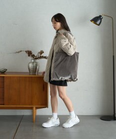 earth music&ecology ベロアトートバッグ