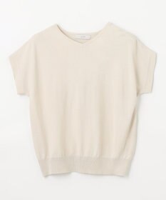 ANY L ハーフスリーブニット