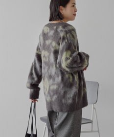 AMERICAN HOLIC ニュアンス柄ニットカーディガン