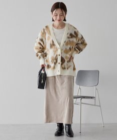 AMERICAN HOLIC ニュアンス柄ニットカーディガン