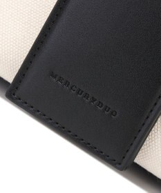 style code 【MERCURYDUO/マーキュリーデュオ】カードケース付 軽量キャンバスロゴ 2WAYトートバッグ