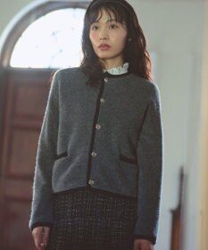 Feroux ブークレー ニット ジャケット