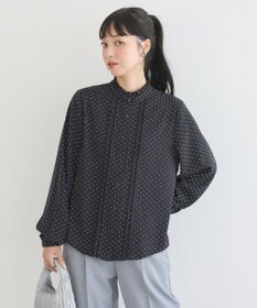 earth music&ecology フリルピンタックブラウス