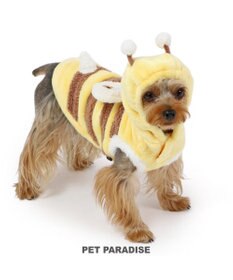 PET PARADISE ペットパラダイス もこもこ なりきり パーカー 《蜂》 小型犬 超小型犬