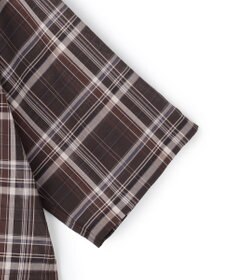 23区 【先行予約】ハイツイストシアーチェック クロップド シャツ