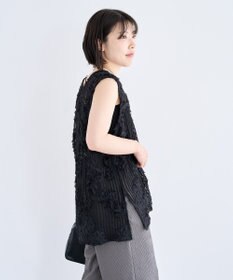 Green Parks テープ刺繍レースベスト
