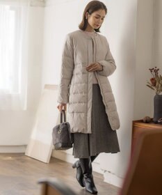 組曲 ライトタフタロングダウンコート