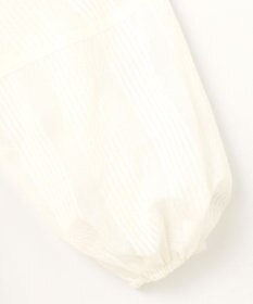 #Newans シアーチェックボリュームブラウス