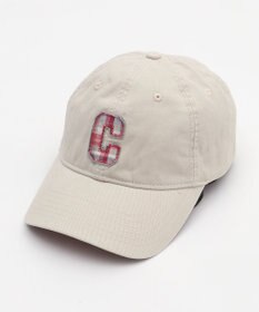 WEGO チェックロゴワンポイントキャップ