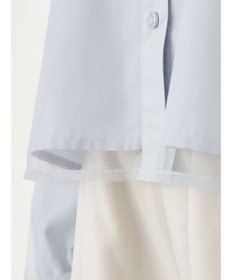 earth music&ecology チュールレイヤードシャツ