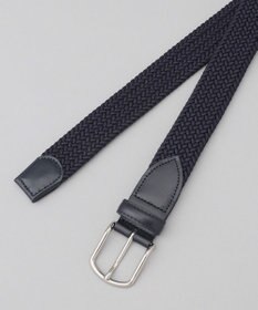 GOTAIRIKU 【ビジカジ兼用】ゴムメッシュ レザーコンビベルト
