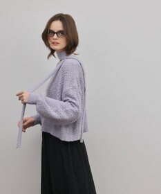 GRACE CONTINENTAL メッシュオーバーニットトップ