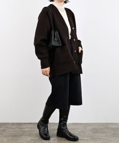 APOM イタリアンカーフ バックストレッチロングブーツ 40