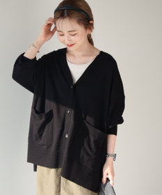 AMERICAN HOLIC バイパチＶネックワイドニットカーディガン