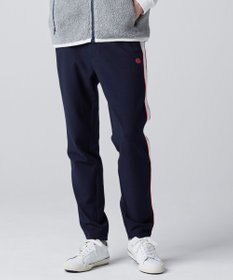 PW CIRCULUS 【MEN】【洗える/帯電防止/ストレッチ】ロゴ サイドライン パンツ