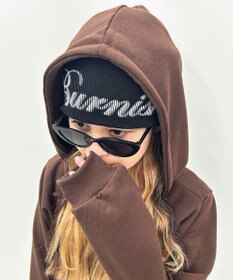 WEGO ロゴプリントシングルニットワッチ