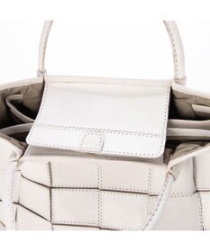 UNBILLION ピークスピーク PEAKSPEAK / 牛革パッチワーク・フラップトートL