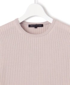 23区 【洗える】ウーステッドウール リブ ニット