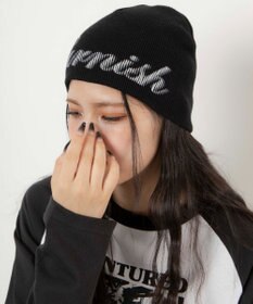 WEGO ロゴプリントシングルニットワッチ