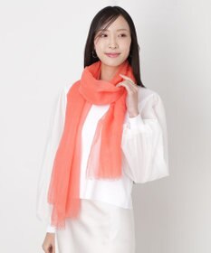 MOONBAT FURLA (フルラ) 無地ストール 麻 カシミヤ  180cm×85cm  手洗い可能