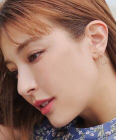 Tiaclasse 【金属アレルギー対応】ティアドロップサークルピアス