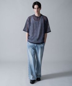 WEGO 【2点SET】メッシュパターンアンサンブルPOシャツ（SS）