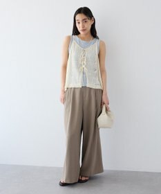 CRAFT STANDARD BOUTIQUE ノットヤーン透かしビスチェ