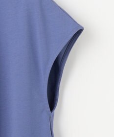 ANY SIS S 【UVカット・接触冷感・撥水・汗ジミ防止】プレーティングジャージー フレンチスリーブ カットソー