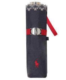 MOONBAT POLO RALPH LAUREN（ポロ ラルフローレン）晴雨兼用日傘 無地 刺繍 遮光率100% 遮熱 UV