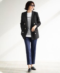 自由区 【接触冷感・撥水防汚加工】COOLMAX テーパードパンツ