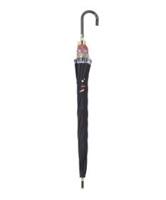 MOONBAT 【耐風傘/ジャンプ傘】ランバン オン ブルー (LANVIN en Bleu) リボン 花柄 長傘 サテンプリント