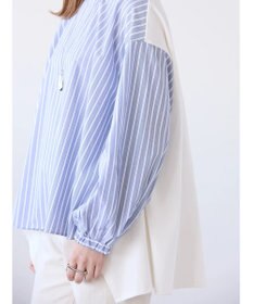 AMERICAN HOLIC 異素材バックタックドッキングプルオーバー