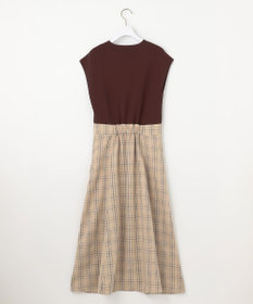 ANY SIS 【洗える】ニットコンビ ワンピース