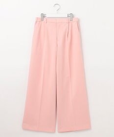 自由区 【洗える】ライトフィールジャージータックワイド パンツ