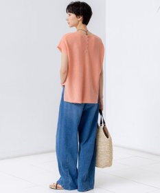23区 【SLOW/一部店舗限定】LIGHT DENIM バレルワイド パンツ