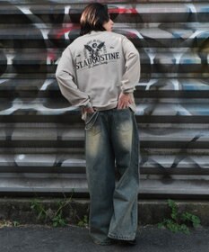 WEGO スーパーバギーダメージデニムパンツ