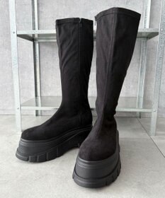 WEGO 厚底ボリュームロングブーツ