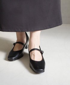 Pointer 【5cmヒール】日本製 ストラップオフィスパンプス