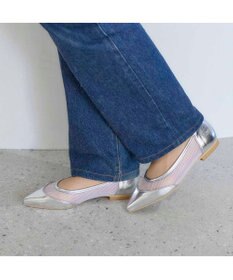 MODE ET JACOMO <carino>【レイン対応】メッシュポインテッドトゥパンプス