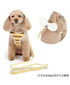 PET PARADISE ペットパラダイス 反射付き リード&ハーネス 《蜂》  S 小型犬