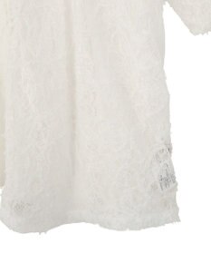 earth music&ecology レースフラワーブラウス