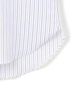 J.PRESS MEN 【PREMIUM PLEATS / 形態安定】スーピマコットンパナマストライプ ドレスシャツ / B.D.