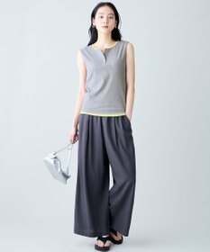 ANY 【2SET】ツインセットヘンリーネックタンクトップ