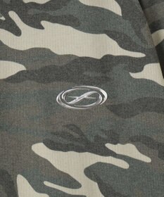 WEGO 【ユニセックス着用ITEM】パターンメタルワンポイントプルパーカー