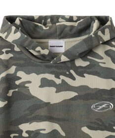 WEGO 【ユニセックス着用ITEM】パターンメタルワンポイントプルパーカー