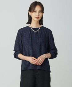 J.PRESS LADIES カットジャカードプリント カットソー