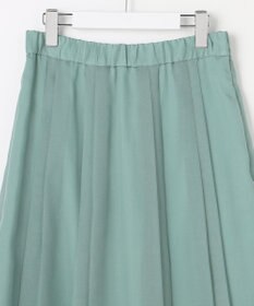 自由区 オーガンジープリーツ スカート