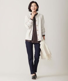 J.PRESS LADIES 【洗える】BASIC STRETCH DENIM スキニー パンツ