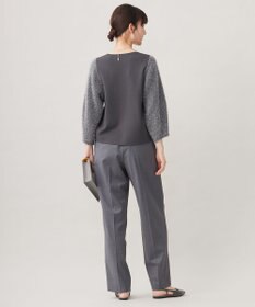 自由区 L 【洗える】フェザーラメ ニット